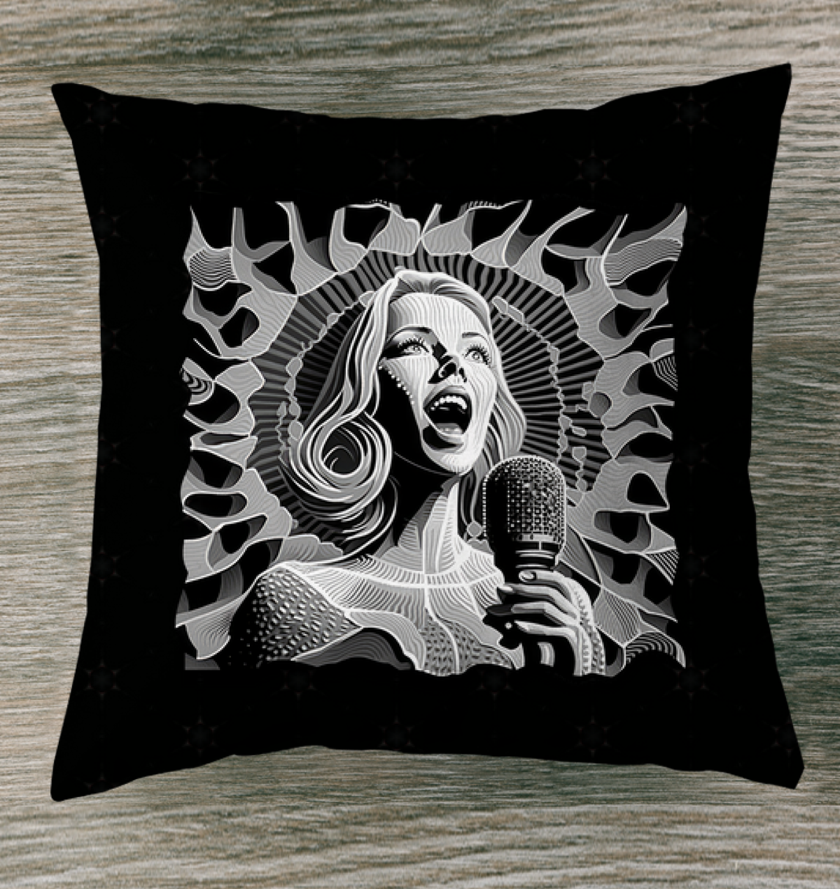 Ballroom Breeze Outdoor Pillow