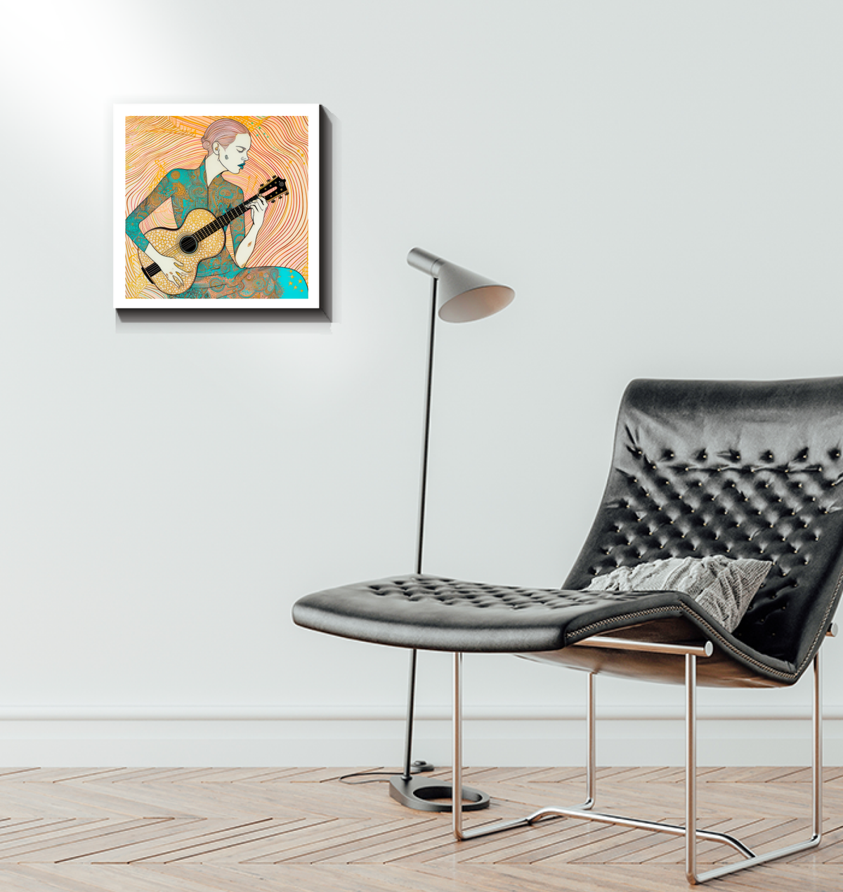 Elegant Snapdragon Serenity wrapped canvas display