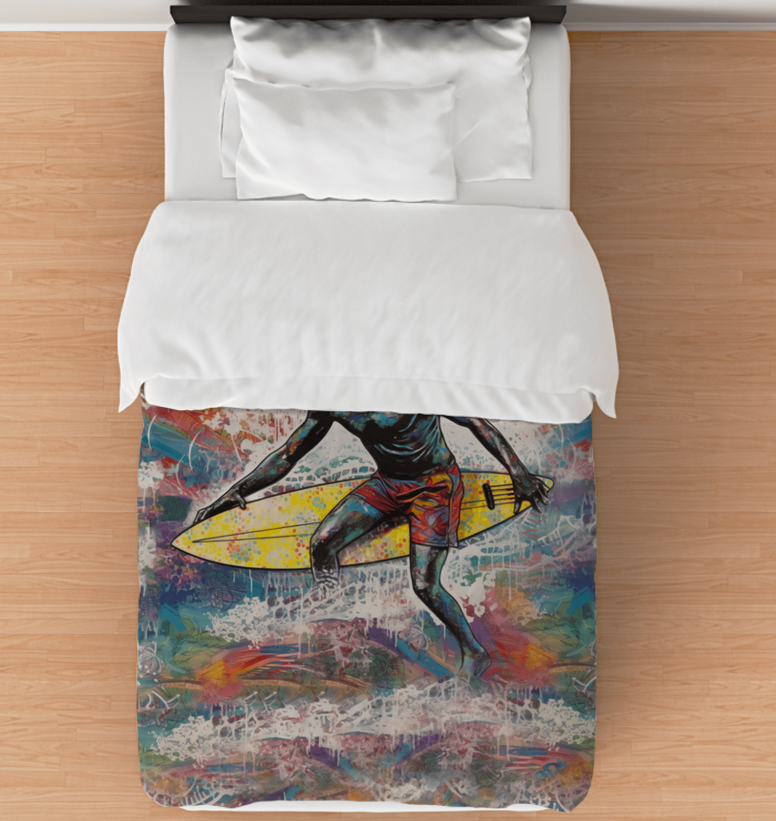 Surfing 1 47 Duvet Cover - Beyond T-shirts