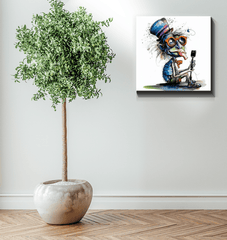 Tuneful Taunts Caricature Art Canvas - Beyond T-shirts