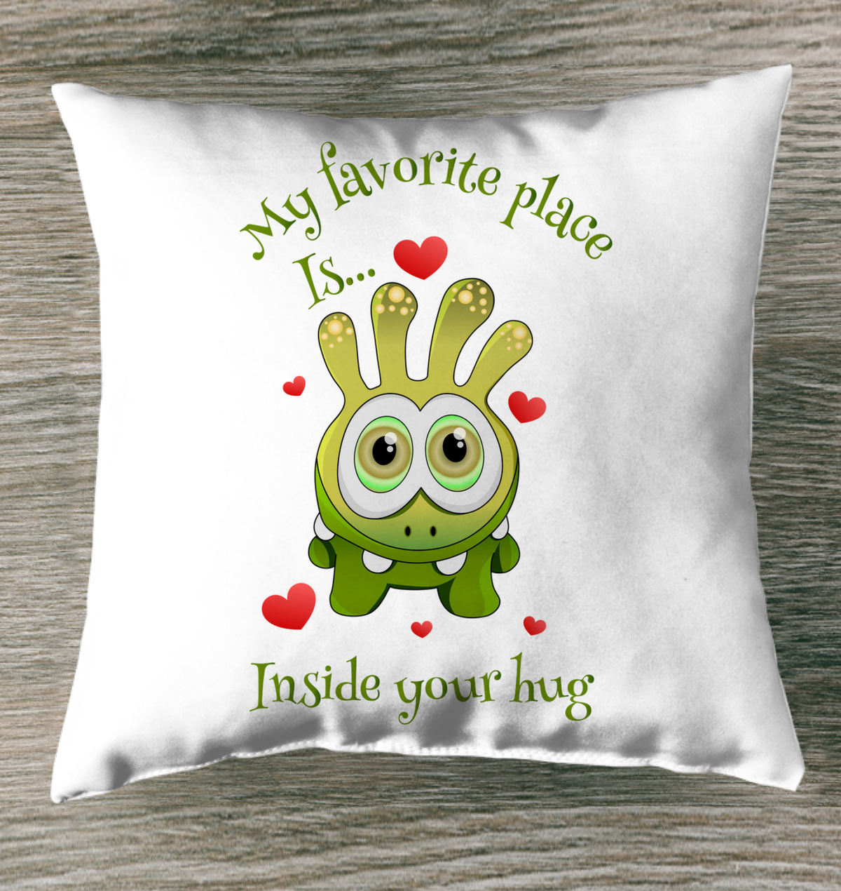 My Favorite Place Indoor Pillow