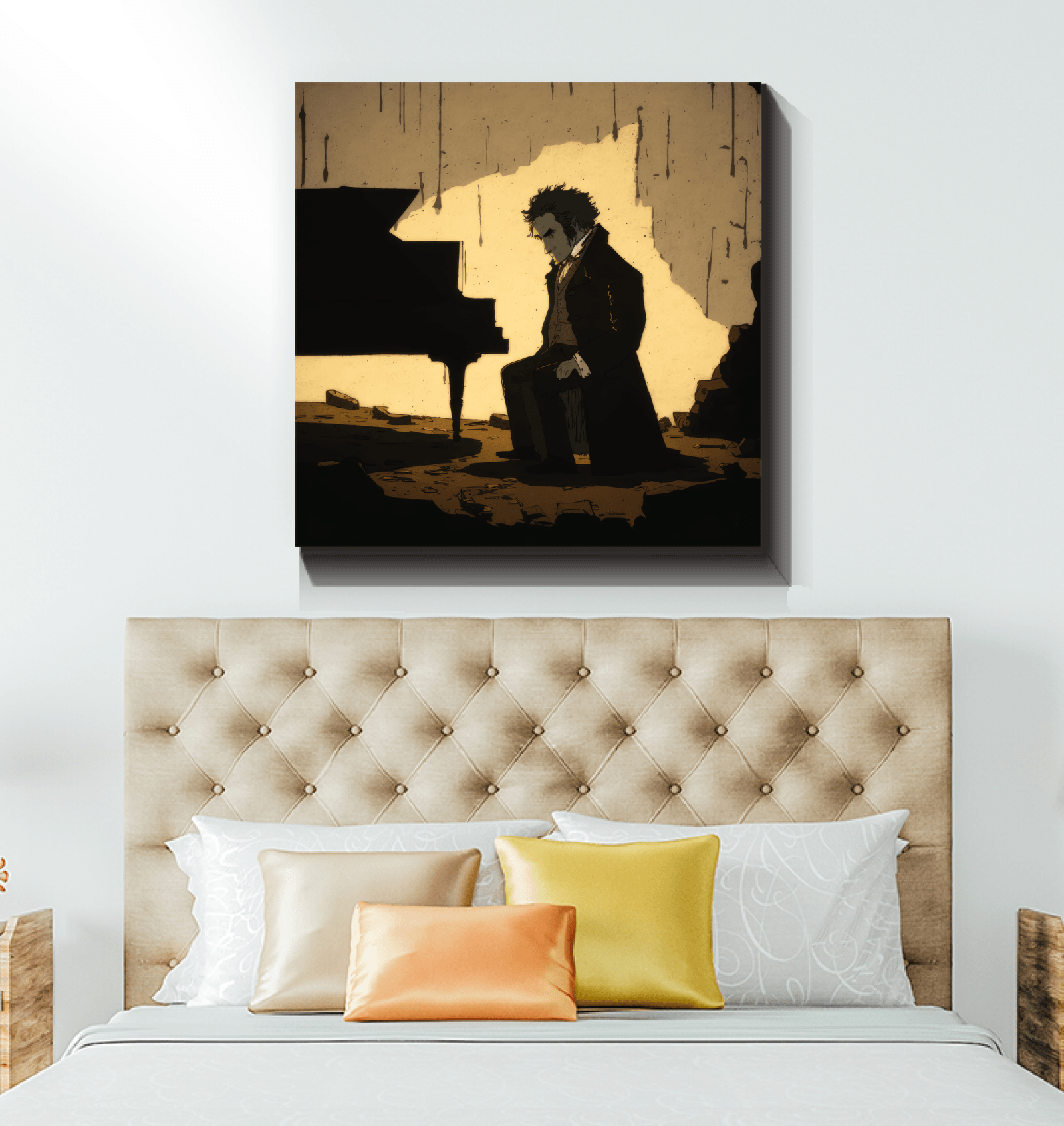 Music in the Cityscape Canvas - Beyond T-shirts