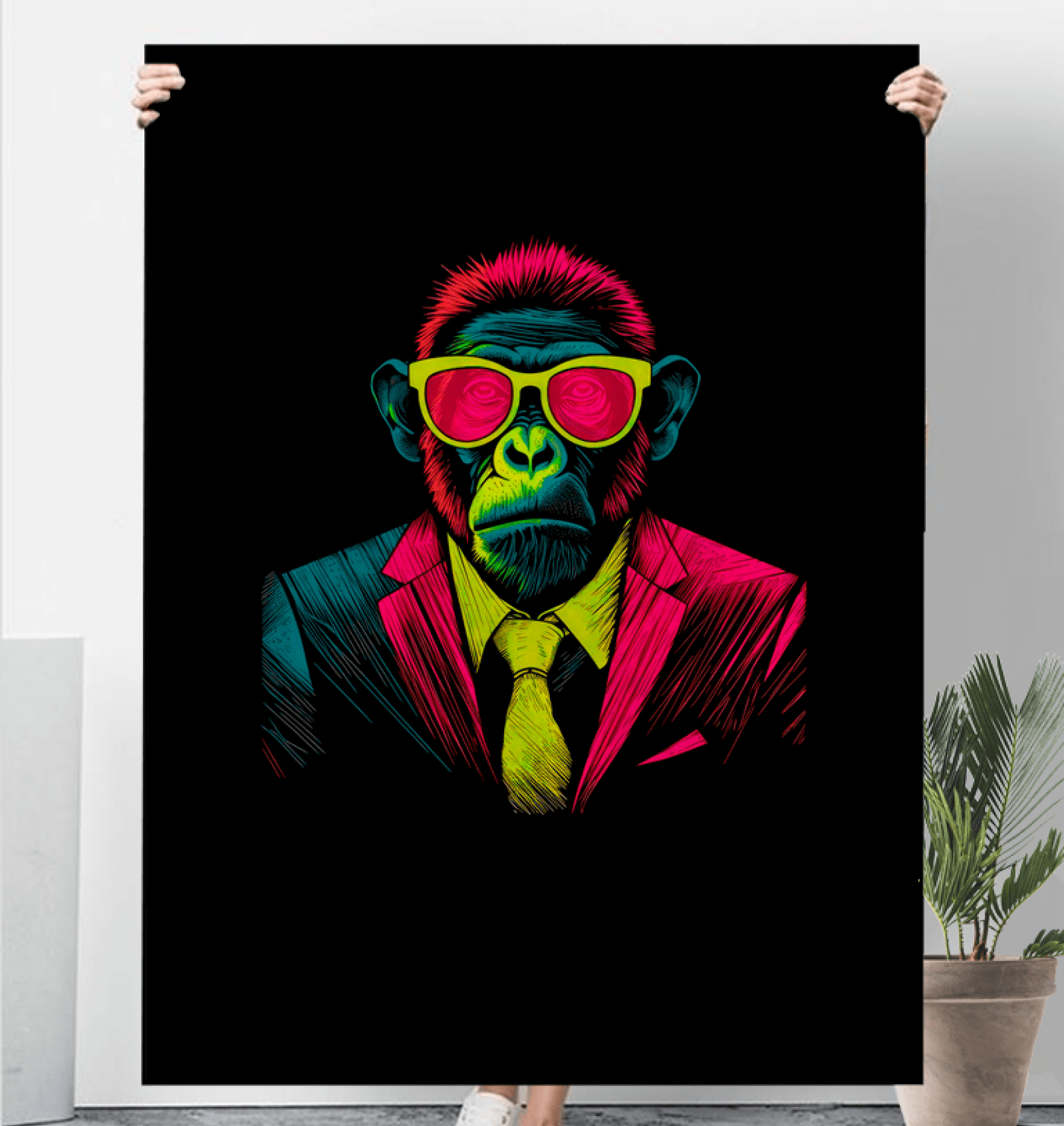 Cheeky Monkey Sherpa Blanket - Beyond T-shirts