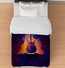 Saxophone Serenity Comforter - Beyond T-shirts