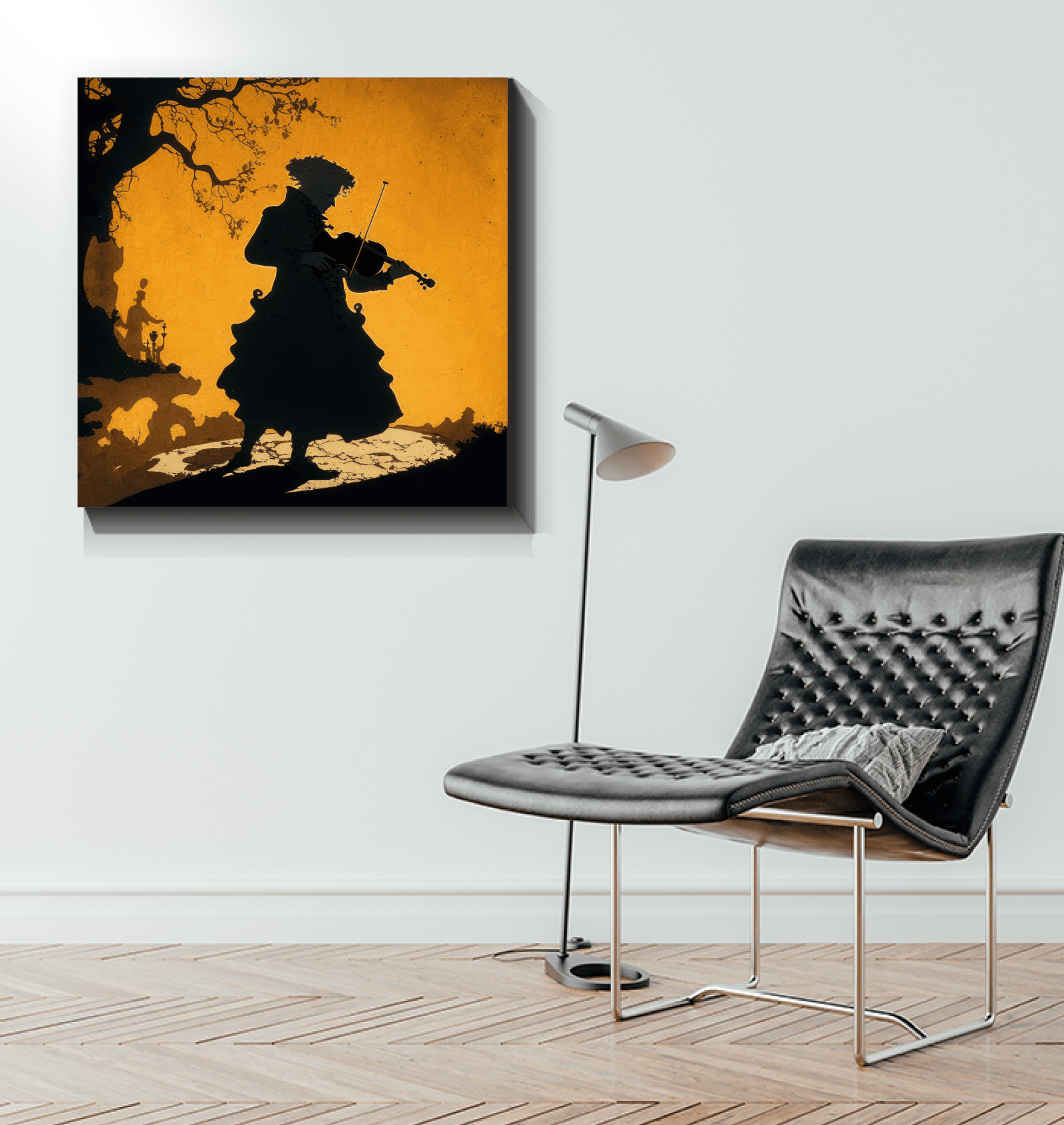 Mozart's Muse Canvas Print - Beyond T-shirts