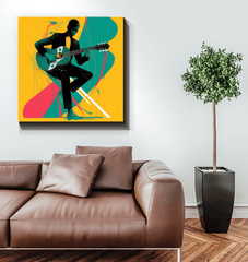 Vintage Vinyl Vibes Canvas - Beyond T-shirts