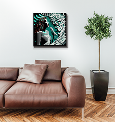 Symphony Strokes Wrapped Canvas