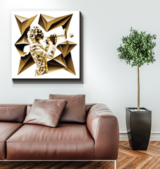 Vibrant Vibes Wrapped Canvas