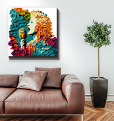 Harmonic Horizons Wrapped Canvas