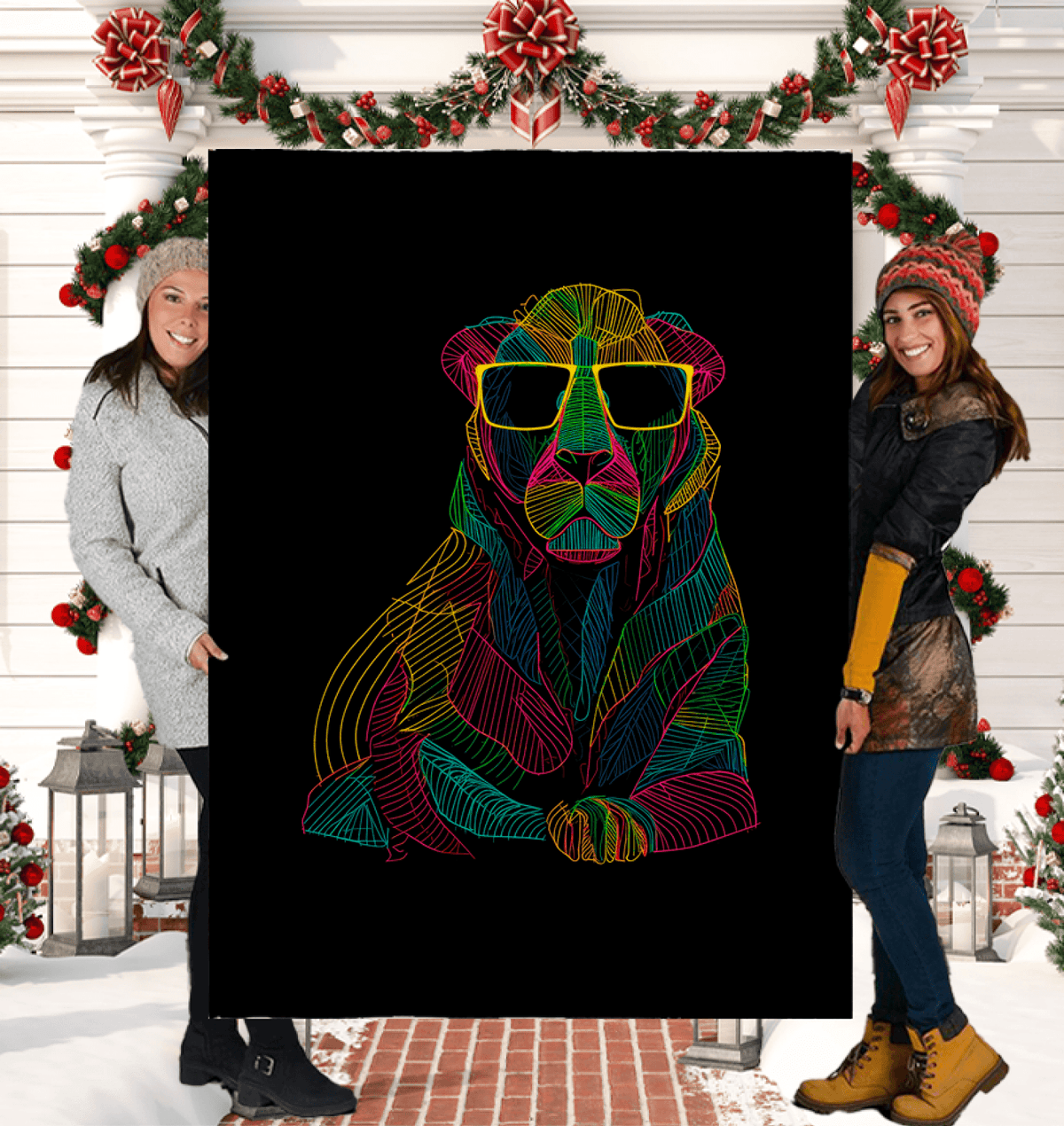 Lioness Bond Sherpa Blanket - Beyond T-shirts