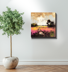 Majestic Snow-Capped Peaks Wrapped Canvas
