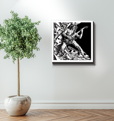 Heavy Metal Icons Wrapped Canvas