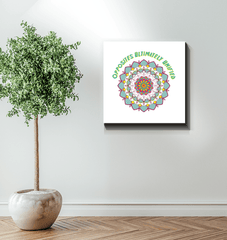 Celestial Sun And Moon Mandala Canvas - Beyond T-shirts