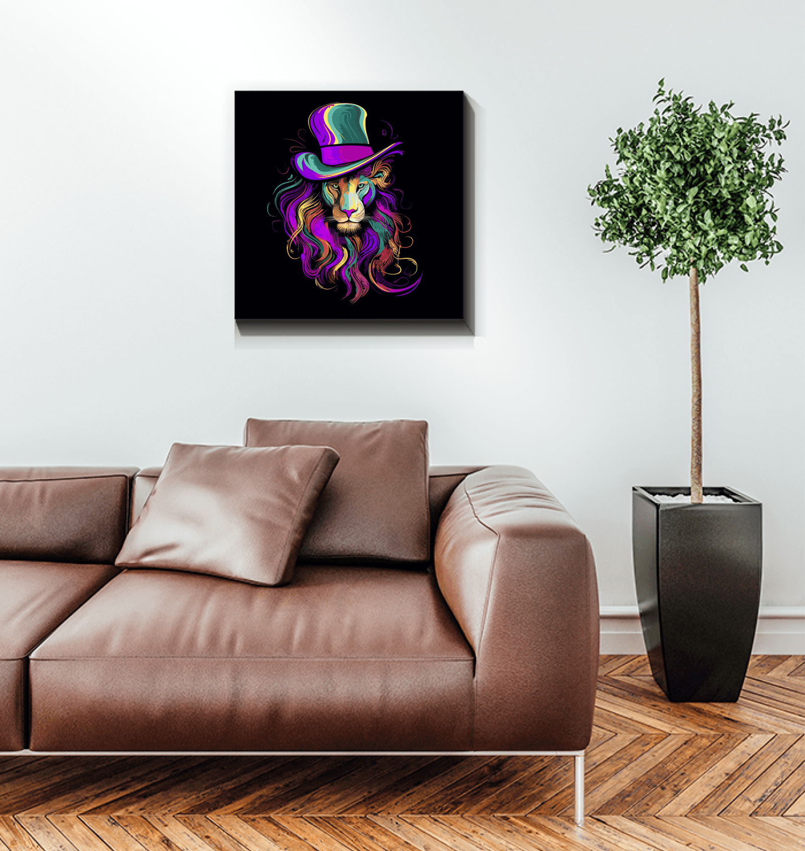 Wild Sovereign Canvas Print - Beyond T-shirts