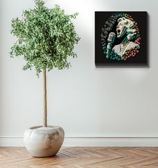 Rock Riffs Wrapped Canvas