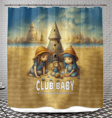 Luxurious CB3-121 bathroom curtain showcasing water-resistant fabric and style.