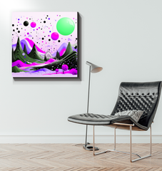 Tranquil Tundra Arctic Landscape Canvas