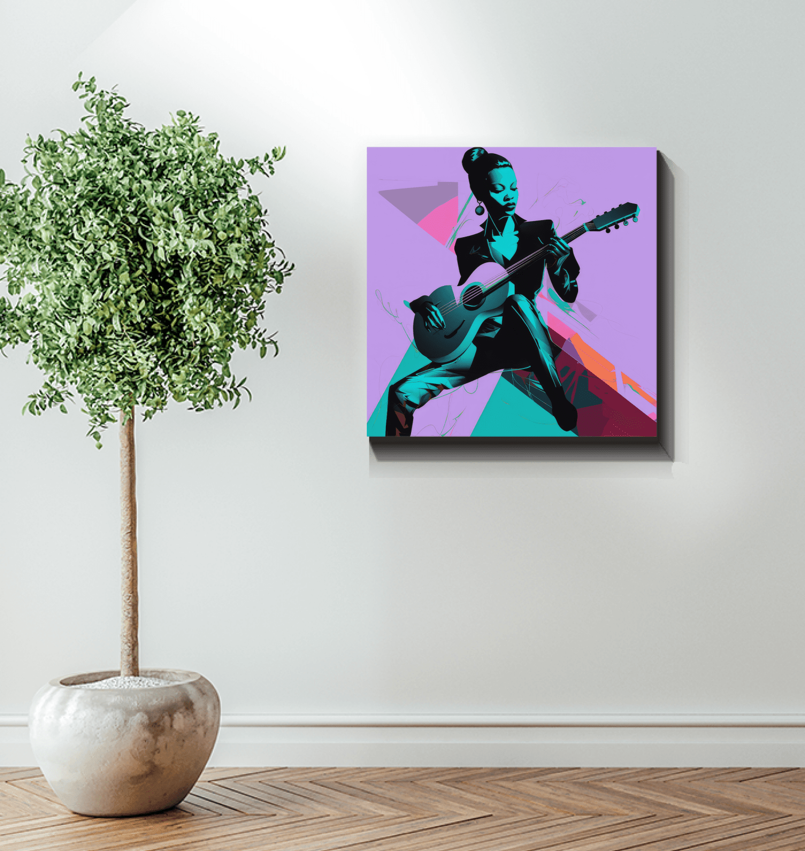 Fashion Fusion Elegance Wrapped Canvas - Beyond T-shirts