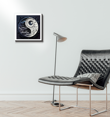 Wrapped canvas depicting a serene Winter Solstice night.
