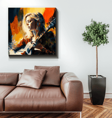 Violin Serenade Wall Art - Beyond T-shirts