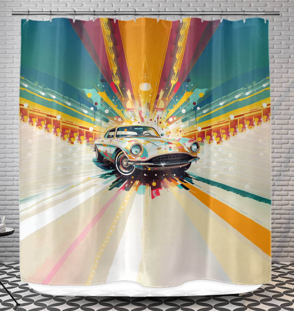 Autumn Avenue Shower Curtain