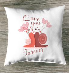 Love You Forever Outdoor Pillow