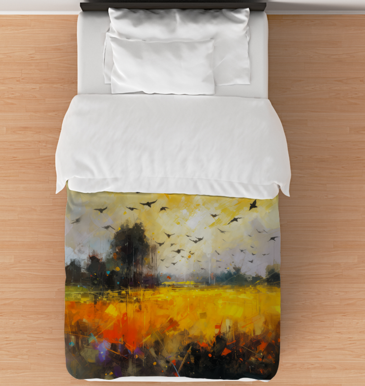 Rolling Hills Landscape Duvet Cover