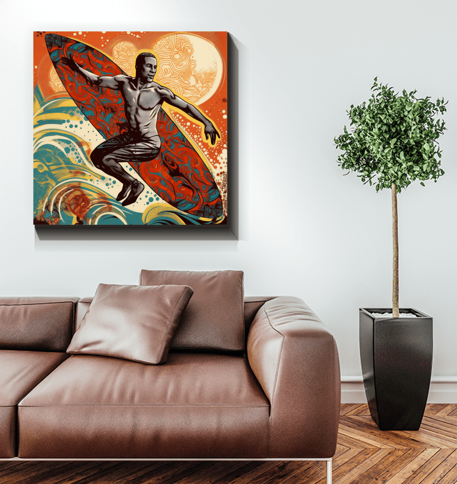 Surfing Dreams Canvas Art - Beyond T-shirts