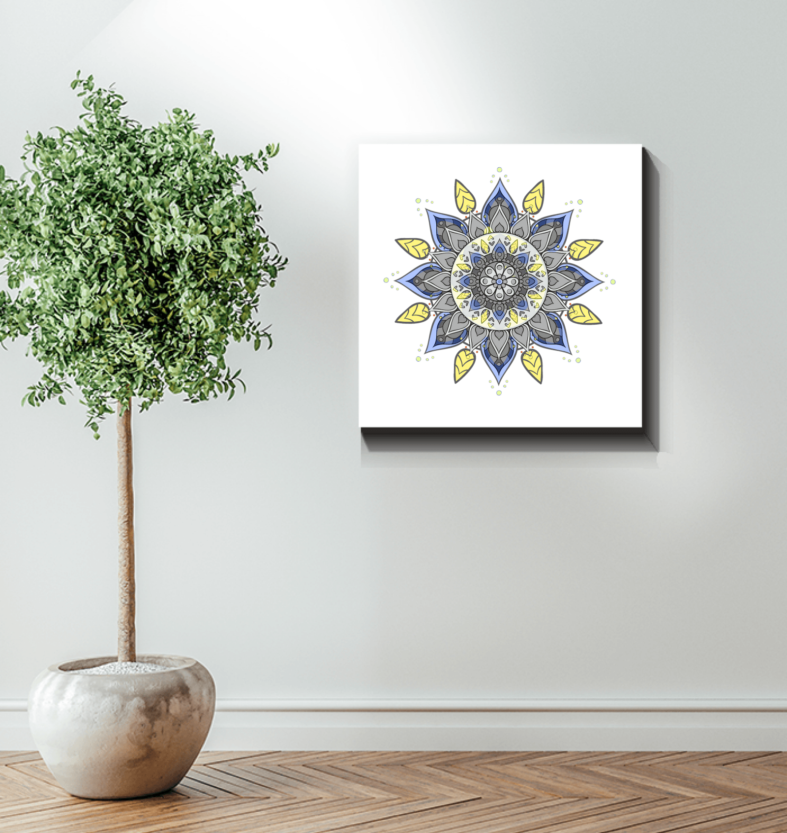 Mandala Bloom Stained Glass Panel - Beyond T-shirts