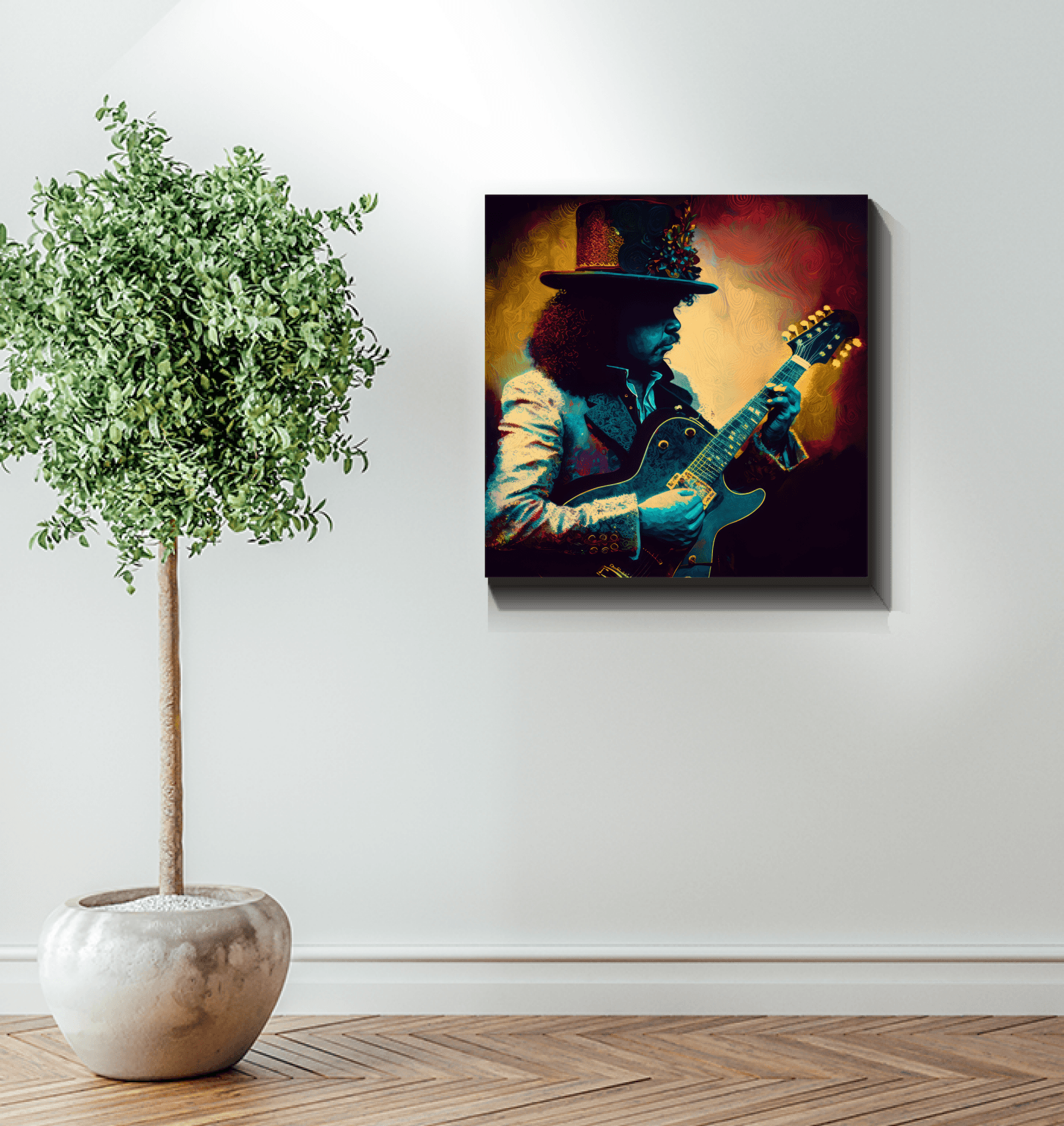 Guitar Melody Canvas Print - Beyond T-shirts