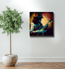 Guitar Melody Canvas Print - Beyond T-shirts