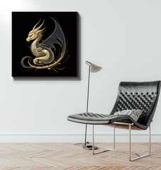 Majestic Dragon Sky Dance Canvas