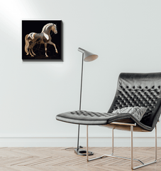 Majestic Horse Winter Snowfall - Beyond T-shirts