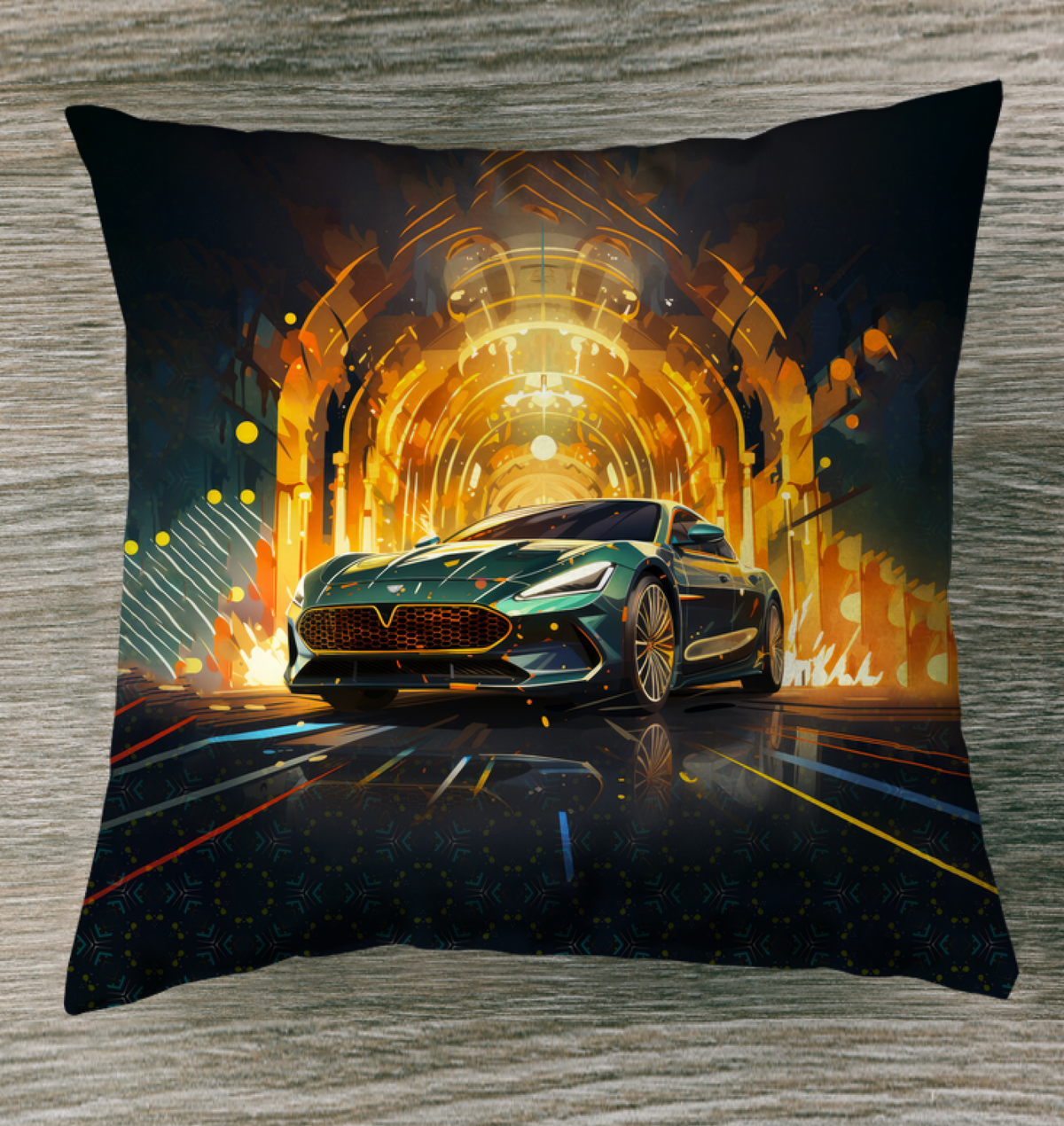 Sedan Simplicity Outdoor Pillow