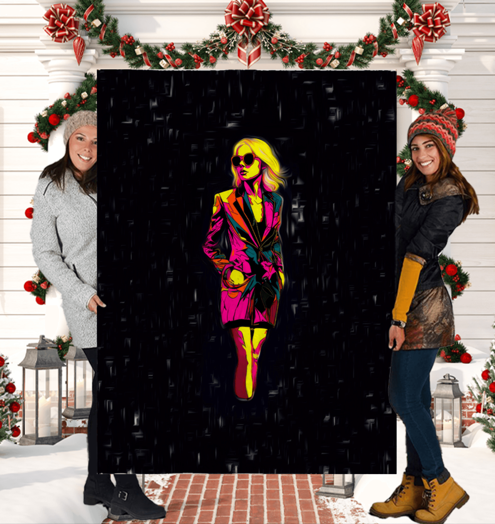Fashion Icon Sherpa Blanket - Beyond T-shirts