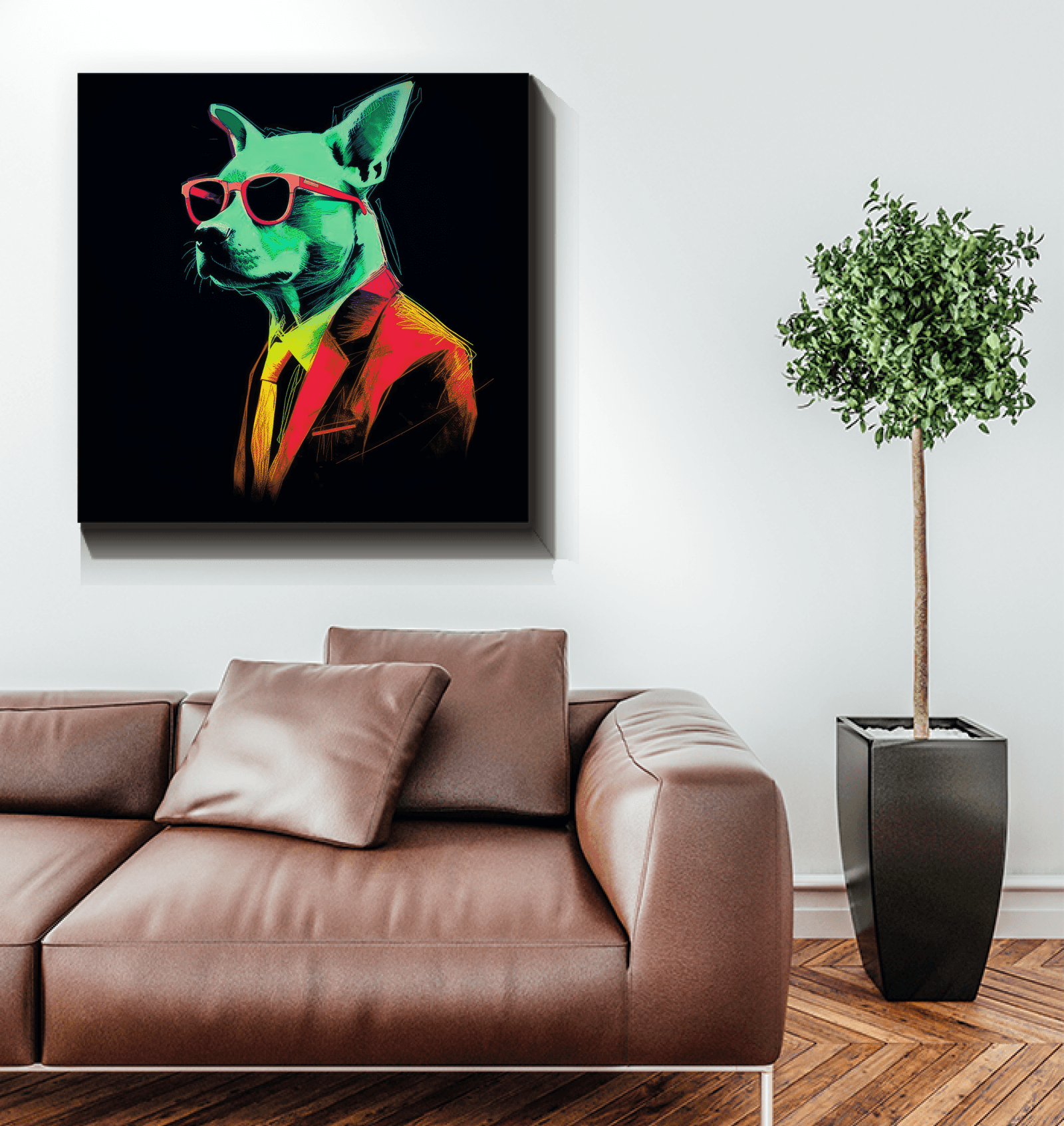 Loyal Companion Canvas Art - Beyond T-shirts