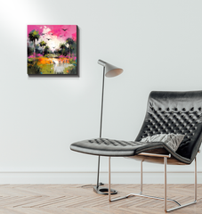 Rolling Meadows Landscape Wrapped Canvas