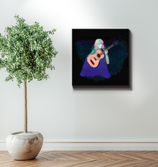 Serene orchid artwork for modern home decor