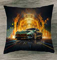 Speedster Silhouette Indoor Pillow