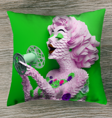 Majestic Crane Outdoor Pillow