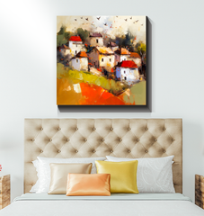 Wildflower Meadow Wrapped Canvas