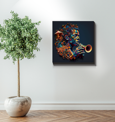 Grunge Grit Wrapped Canvas