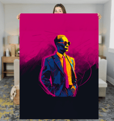 Graffiti Couture Fusion Sherpa Blanket - Beyond T-shirts