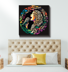 Singing Elegance Wrapped Canvas