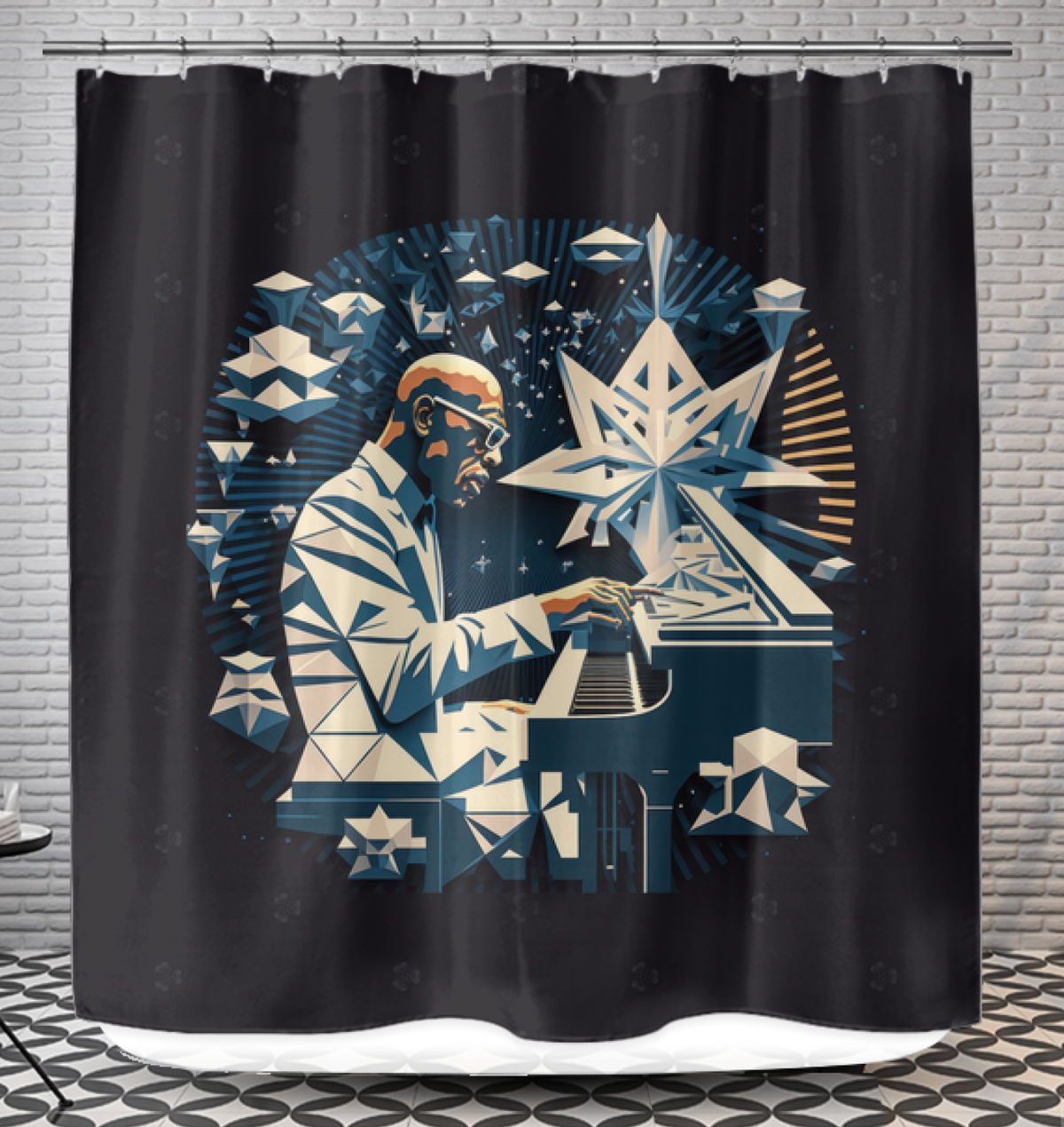 Octave Ombre Shower Curtain