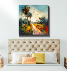 Twilight on the Lake Wrapped Canvas