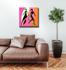 Chic Couture Abstract Expressionism Canvas - Beyond T-shirts