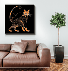 Elegant Abyssinian Sunset Watch Canvas - Beyond T-shirts
