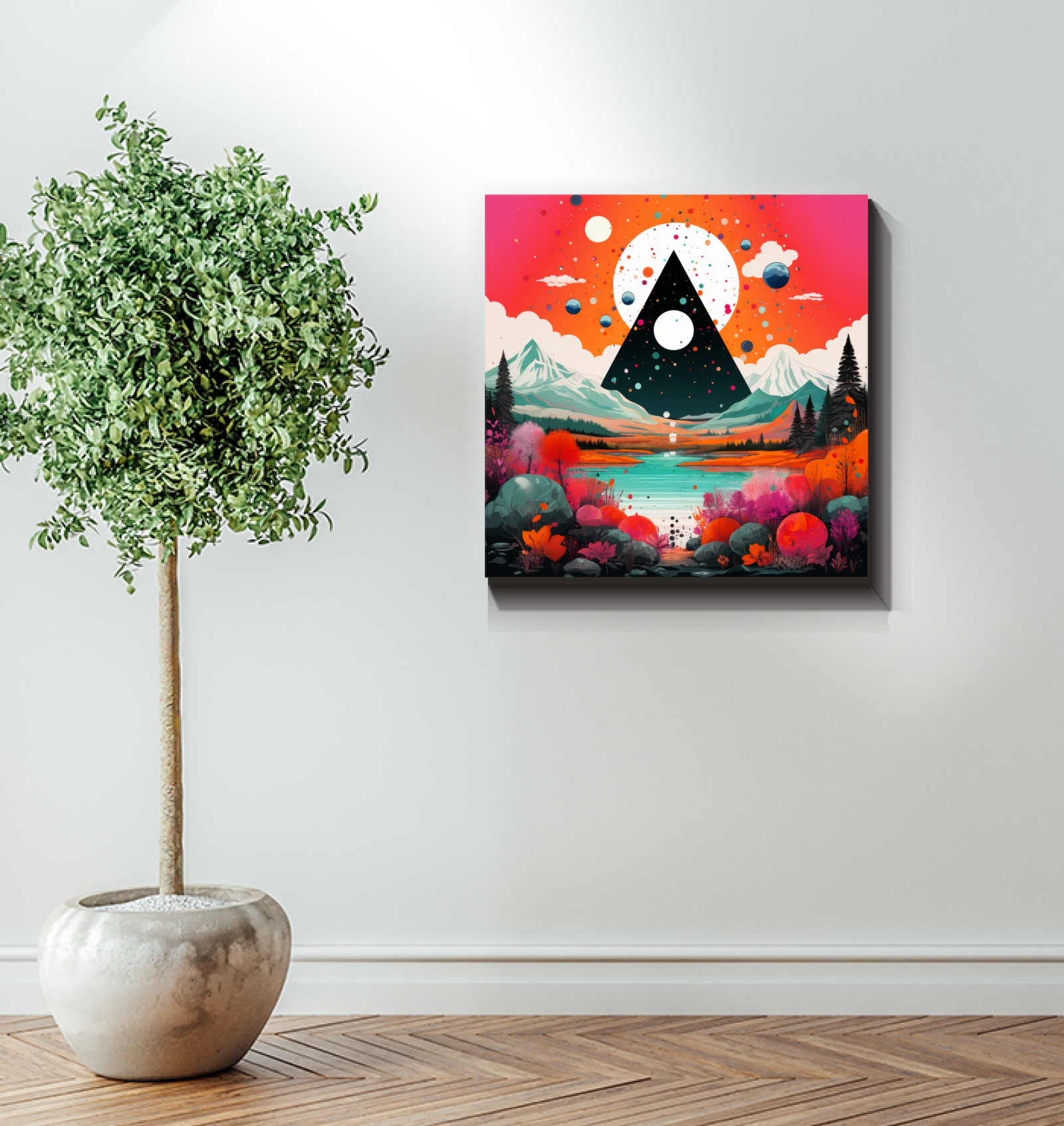 Radiant Reef Underwater Landscape Canvas