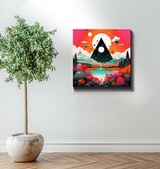 Radiant Reef Underwater Landscape Canvas